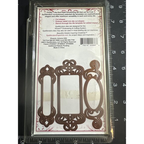 Spellbinders Shapeabilities Fancy Tags Die-Cut System For Embossing & Stenciling - Picture 2 of 2